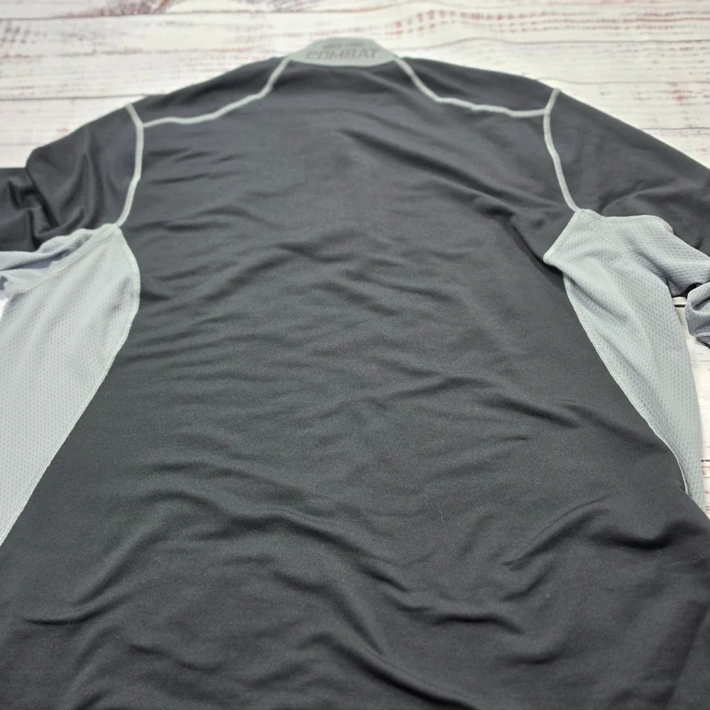 Nike Pro Combat Quarter Zip Mens XXL Black Excellent Hyperwarm Dri-FIT Max